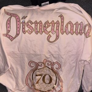 Disney Pink and Gold Disneyland Sweatshirt